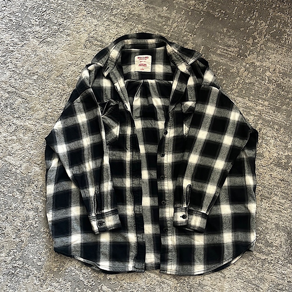 oversized flannel mossimo supply co. size large